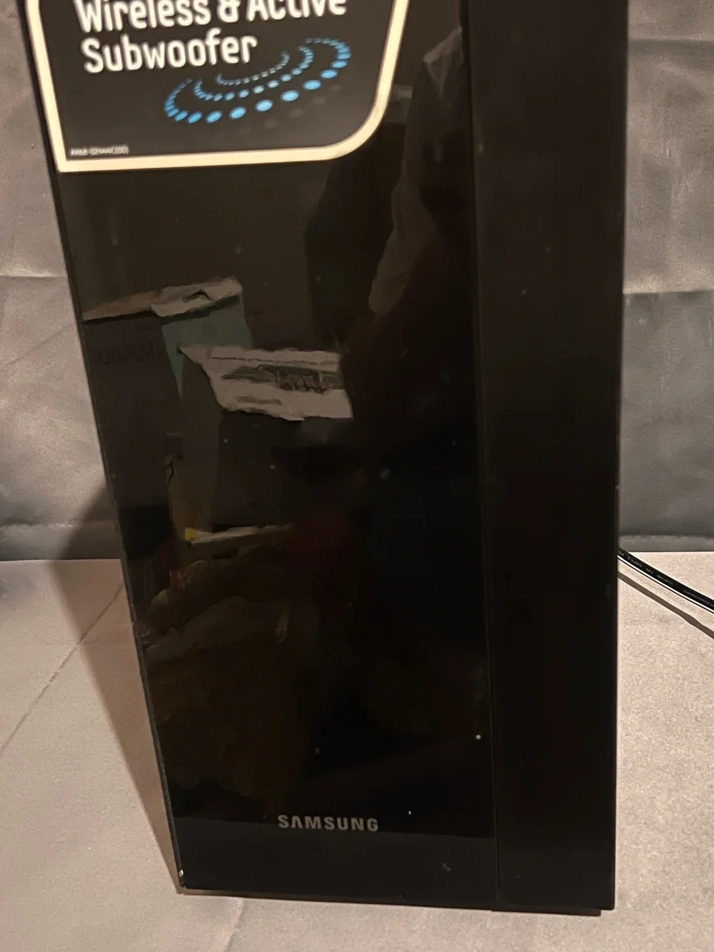 Samsung Glossy Black Subwoofer Tower